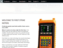 Tablet Screenshot of firststrikemeters.com